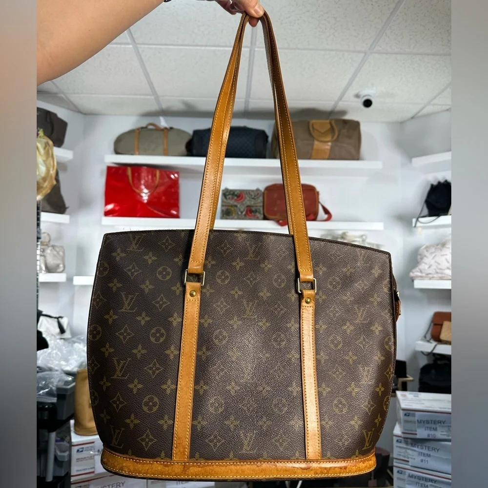 LV Monogram Zip Top Tote